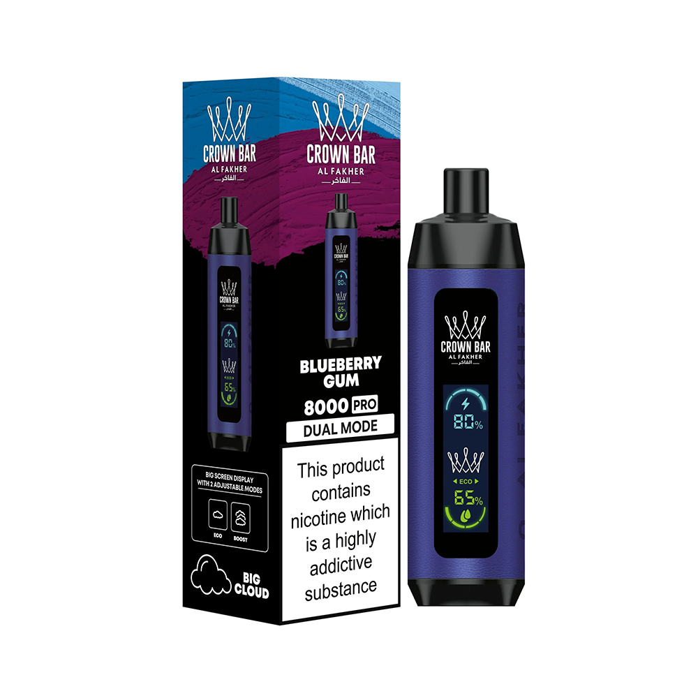 Al Fakher Vape Pro 8000 Crown Bar Dual Mode Vaping