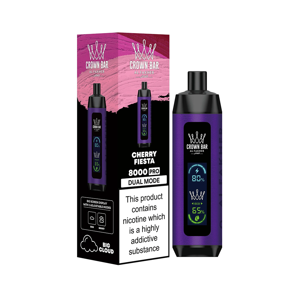 Al Fakher Vape Pro 8000 Crown Bar Dual Mode Vaping