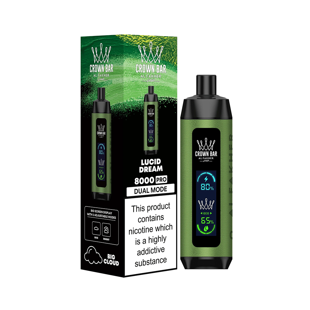 Al Fakher Vape Pro 8000 Crown Bar Dual Mode Vaping