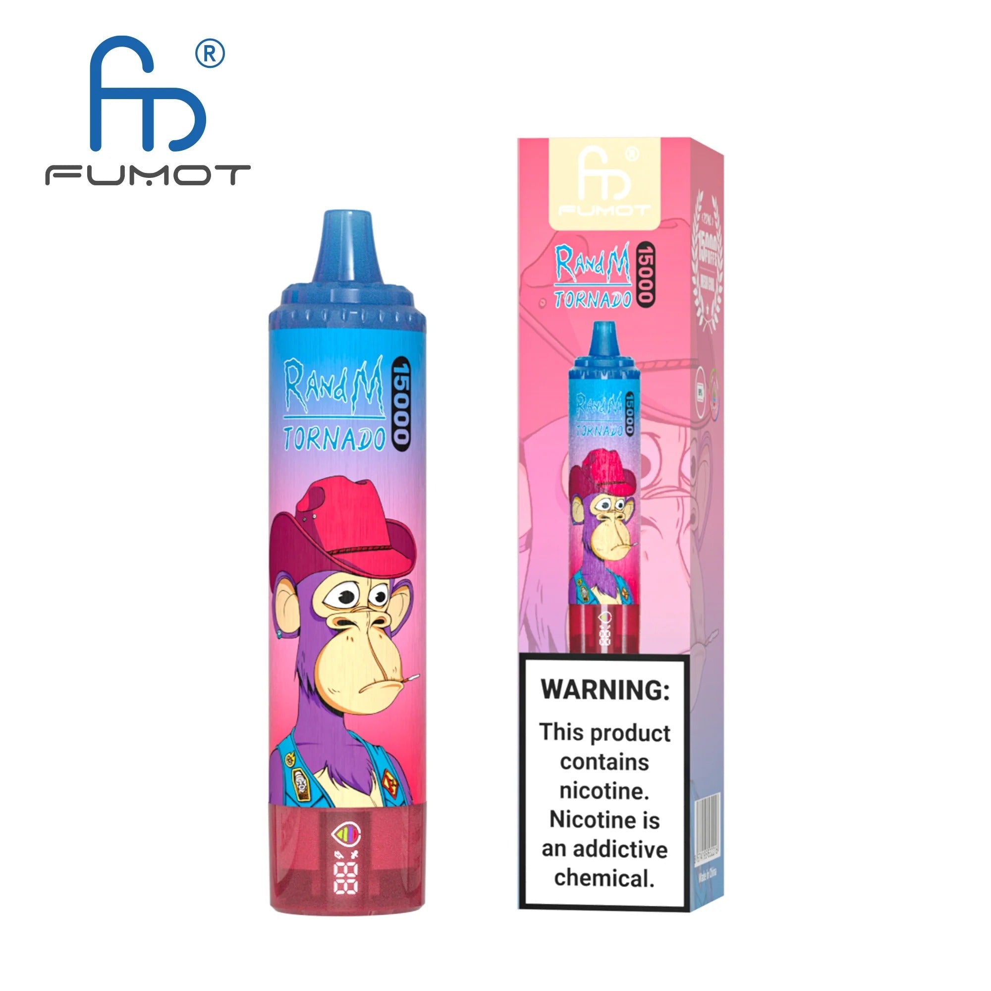 Fumot RandM TORNADO 15k Disposable vape wholesale