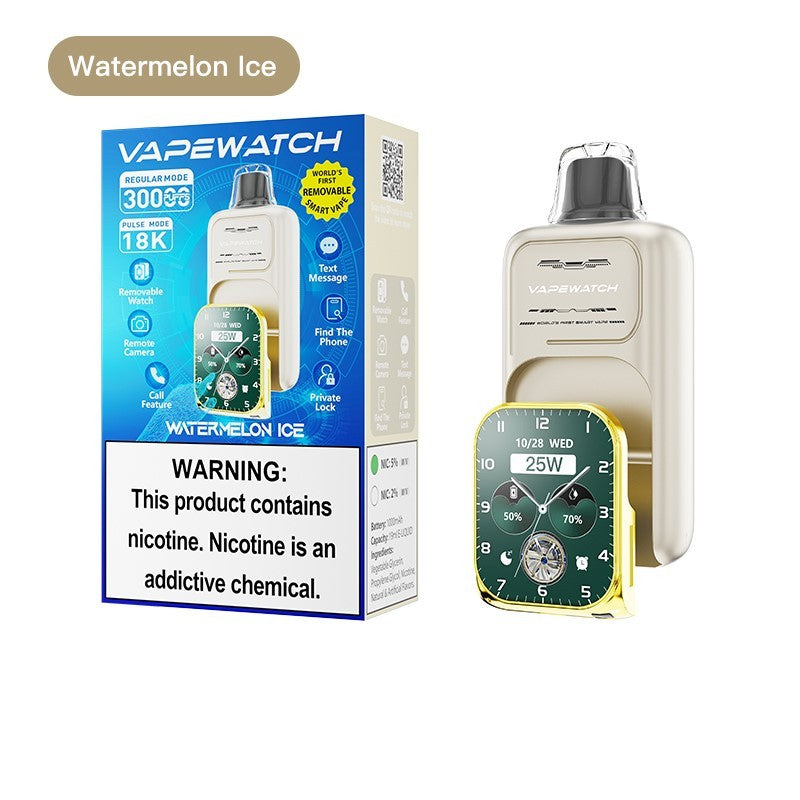 JNR VapeWatch Removable Screen 30000 Puffs Disposable Vape